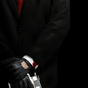 پوستر دیواری مرد کروات قرمز