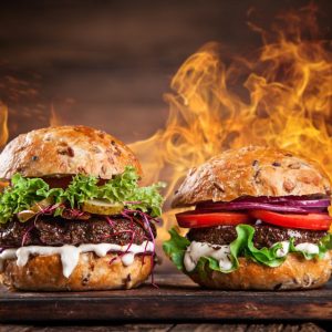 پوستر دیواری فست فود همبرگر