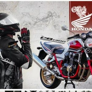 پوستر دیواری موتور سنگین cb 1300