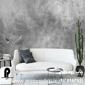 چاپ پوستر دیواری پتینه طوسی