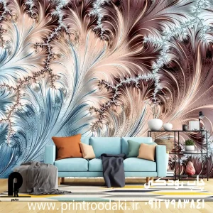 چاپ پوستر دیواری سه بعدی رگه دار