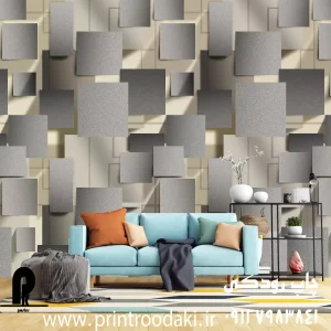 چاپ پوستر دیواری سه بعدی مربع
