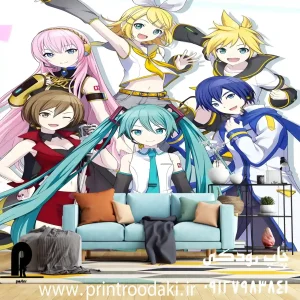 چاپ پوستر دیواری نوجوان انیمه ژاپنی