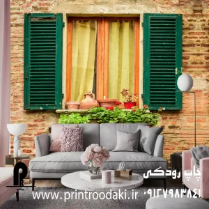چاپ پوستر دیواری پنجره قدیمی