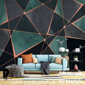 چاپ پوستر دیواری سه بعدی خط