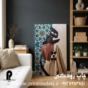 تولید تابلو کنوانس دختر برنز و هیچ