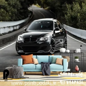 چاپ پوستر دیواری bmw مشکی