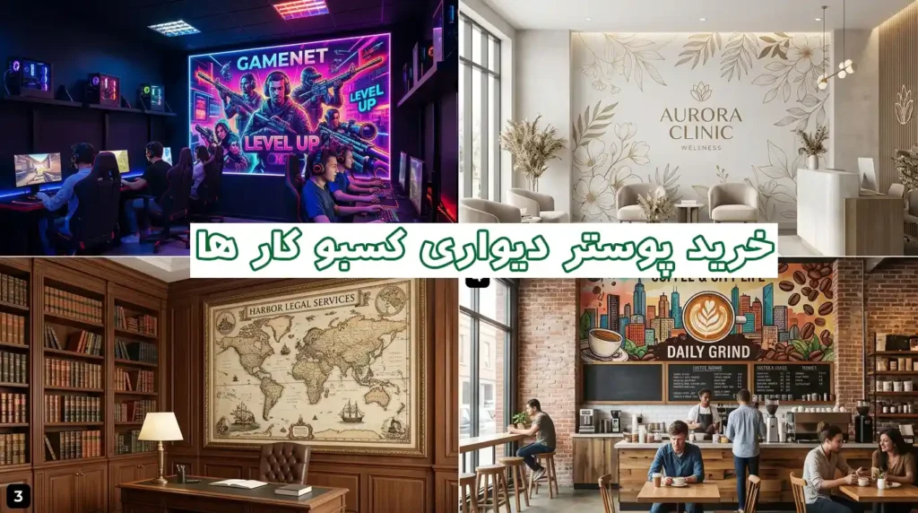 خرید پوستر دیواری کسبو کار