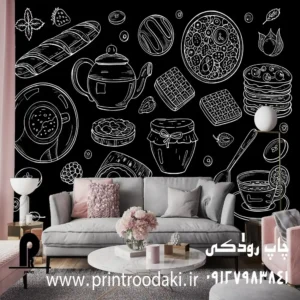پوستر دیواری کافه بلک بورد